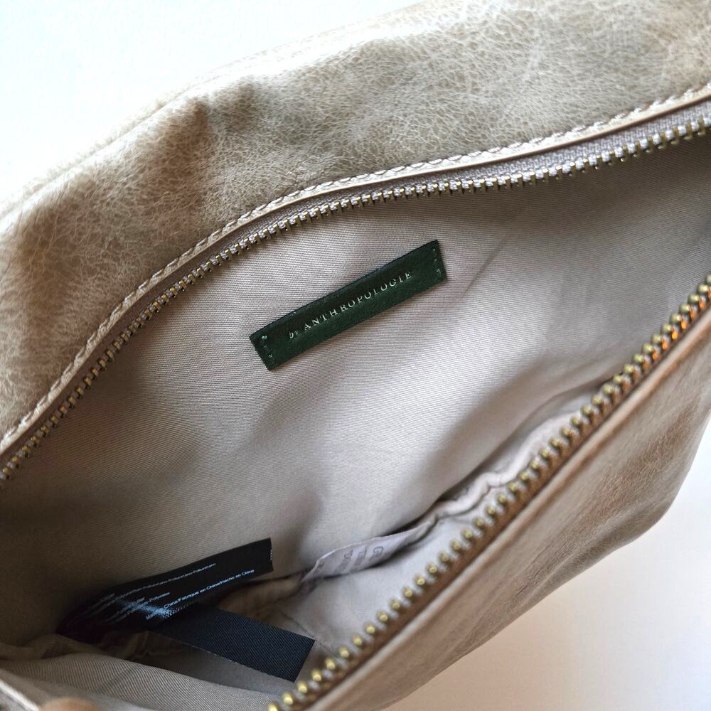 Anthropologie NEW Convertible Hip Belt Bag Vegan Leather Sand Sable Color NWT - Picture 9 of 12